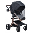 Коляска трансформер 2 в 1 Aimile Original New Gold