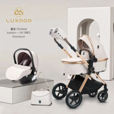 Коляска трансформер 3 в 1 LUXMOM A6