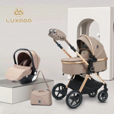Коляска трансформер 3 в 1 LUXMOM A6