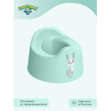 Горшок детский Пластишка с декором