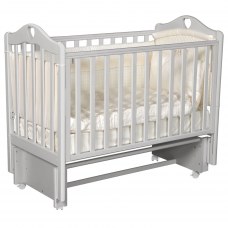 Кроватка Антел KAROLINA-1 маятник+колеса, автостенка