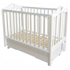 Кроватка Антел KAROLINA-2 маятник+колеса, автостенка, ящик