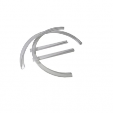 Накладка ПВХ П-образная на овальную кровать