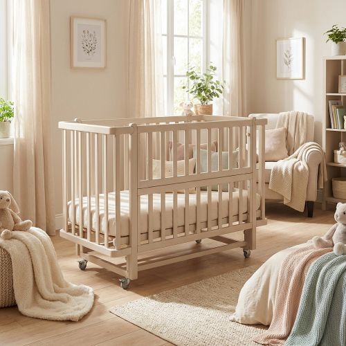 Кроватка детская Polini kids Simple 355 продольный маятник