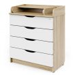 Комод пеленальный Атон СИРИУС-2 WOOD ПВХ 800/4