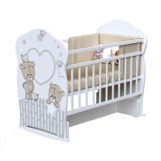 Кроватка детская ВДК FOREVER FRIENDS колесо-качалка-маятник