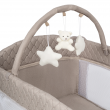 Кровать-манеж Indigo BON-BON TOY c маятником, (2 уровня)