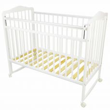 Кроватка детская  Indigo МИЛАНА NEW+ (колесо, качалка)