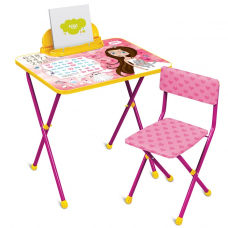 Комплект детской мебели для девочки "Познайка" КП2/17 Маленькая принцесса Комплект детской мебели для девочки "Познайка" КП2/17 Маленькая принцесса