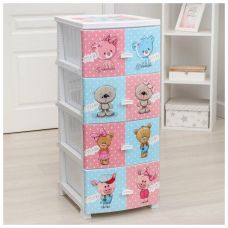 Пластиковый комод Декор Друзья РП-421