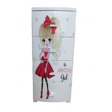 Пластиковый комод Декор Красотка РП-421