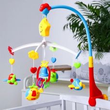Мобиль музыкальный на кроватку «Самолетик»