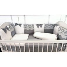 Комплект в кроватку "Ажур" (поплин)