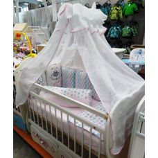 Балдахин для детской кроватки с бейкой