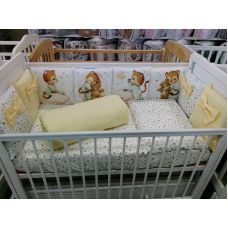 Комплект в кроватку Wellkid 17 предметов Тигренок желтый