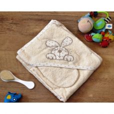 Пеленка для купания с уголком и рукавичкой АиСТ